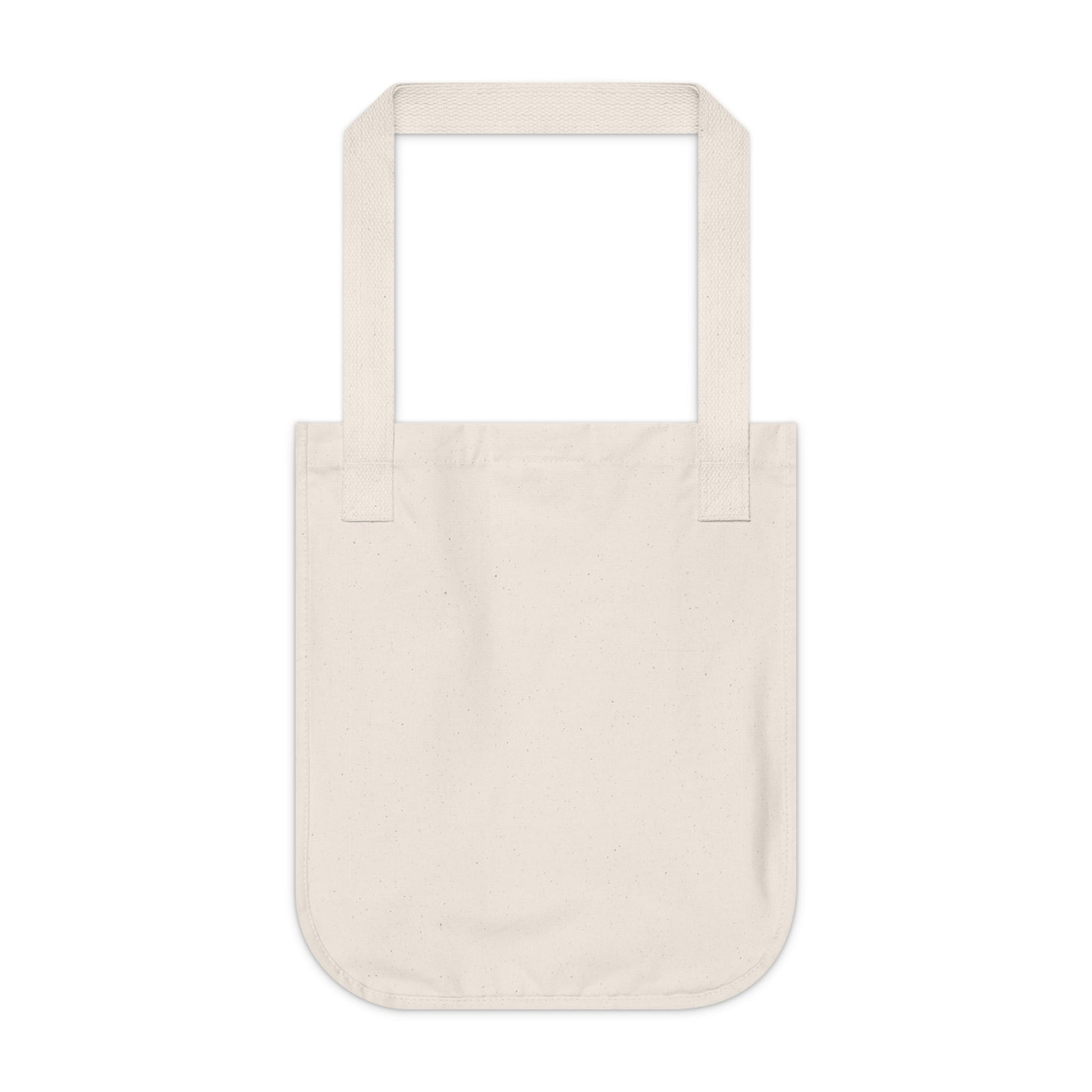 Organic Canvas Tote Bag with 'Eastern Light Wildflowers' I Original Artwork by American Artist Barbara Cleary-1
