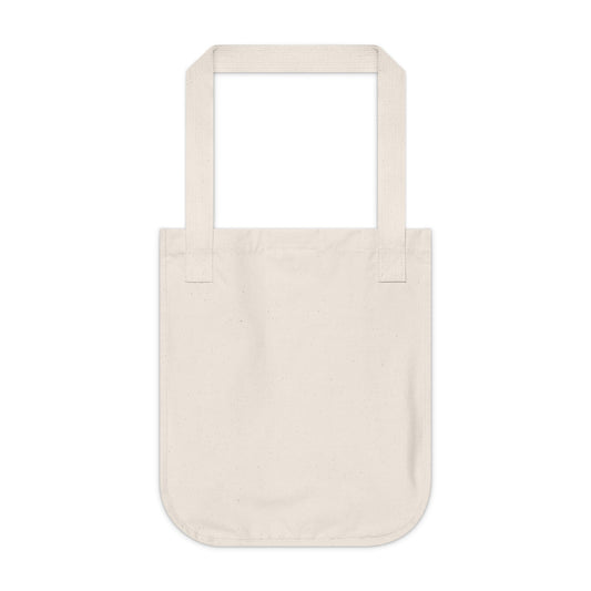 Organic Canvas Tote Bag with 'Eastern Light Wildflowers' I Original Artwork by American Artist Barbara Cleary-1