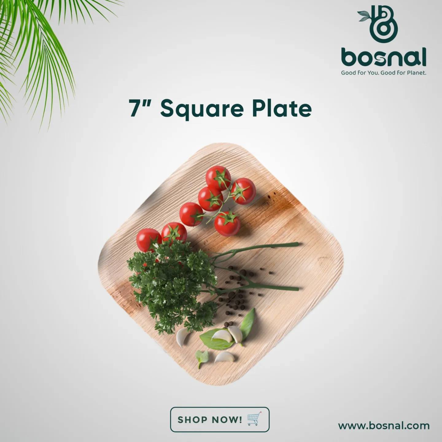 Palm Leaf Biodegradable 10" & 7" Square Plates, 5" Bowls with Cutlery Combo (25 Each Plates, 25 Bowls, 50 Forks, 25 Spoons, 25 Knives), Eco-Friendly, Compostable, Bamboo-Wood-4