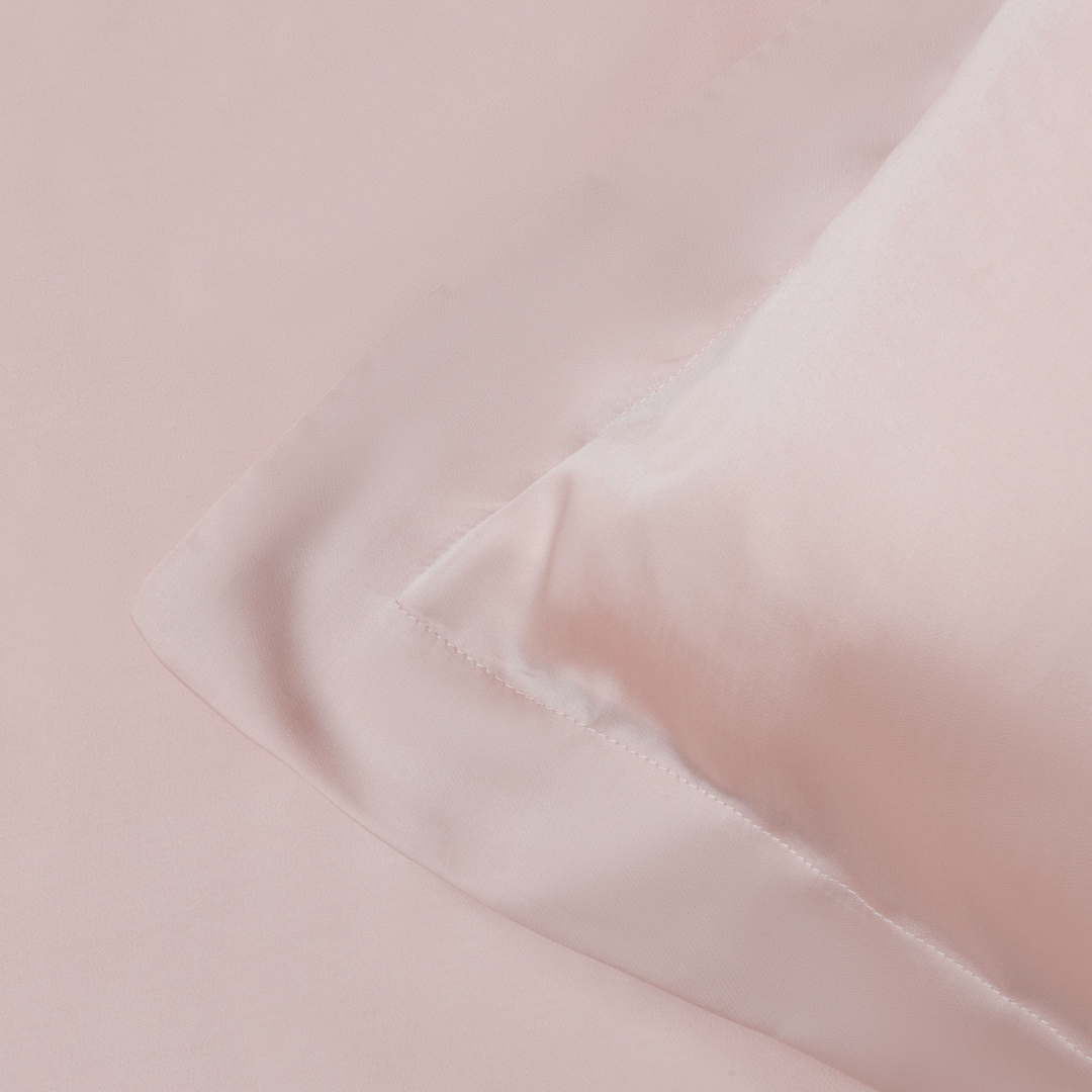 Eucalyptus Silk Pillowcase Pair in Rose (Best Seller)-3
