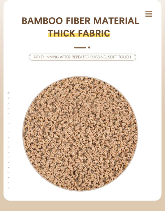 Bamboo Fiber Exfoliating Scrub Fine Anti-Skid Soft Feel Eco-Friendly Cleaning Skin Bath Gloves Exfoliating-1
