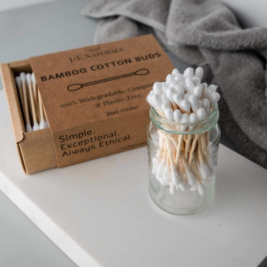 Bamboo Cotton Buds 200-Pack-0