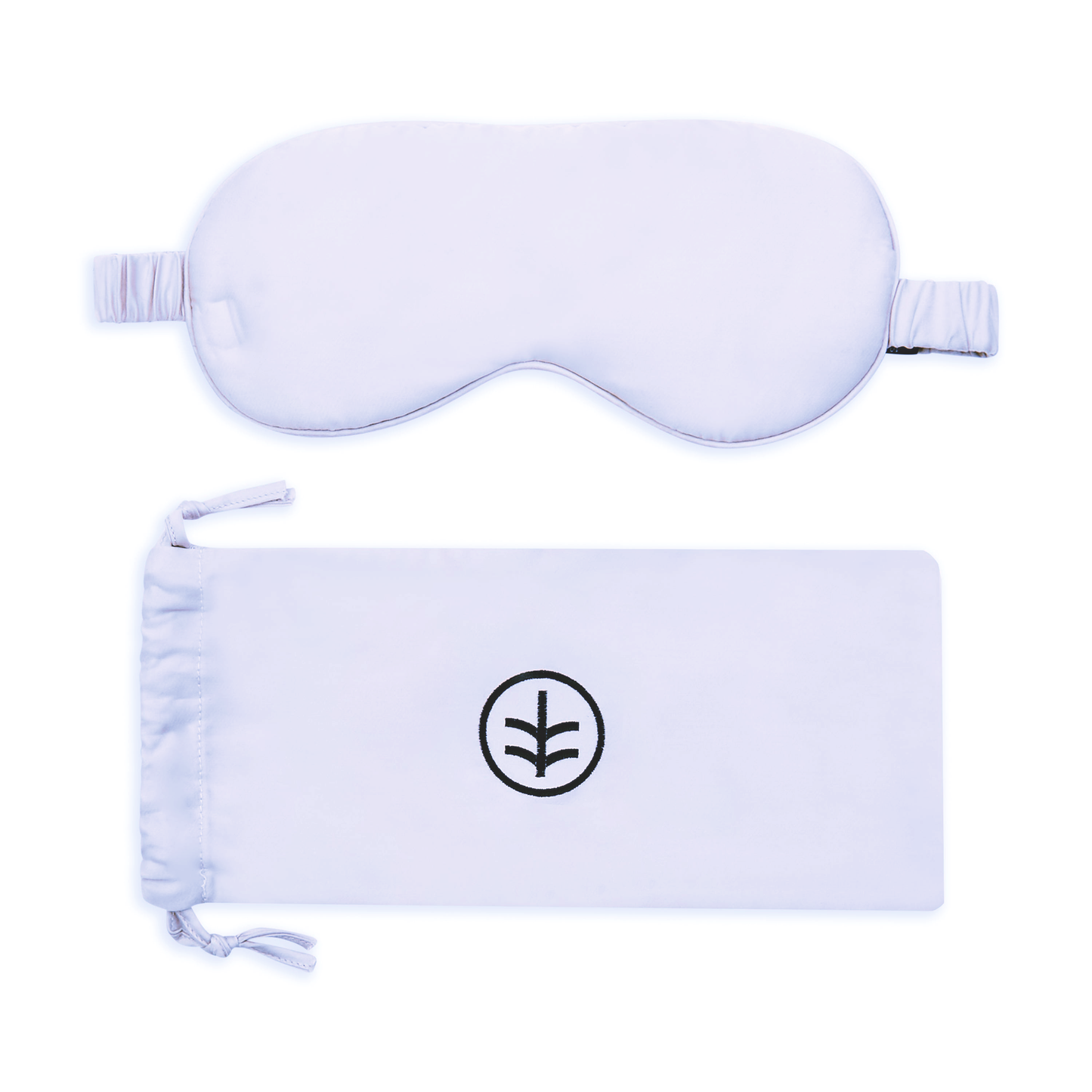 Silk Sleep Eye Mask in Sky Blue (Eucalyptus Silk)-0