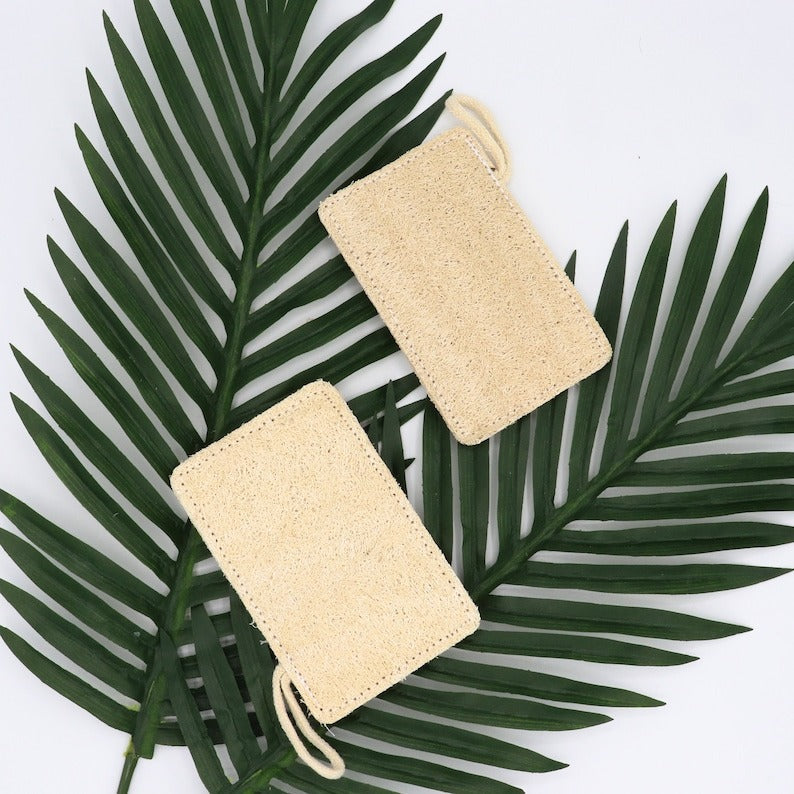 Natural Loofah Pad 2-Pack-3