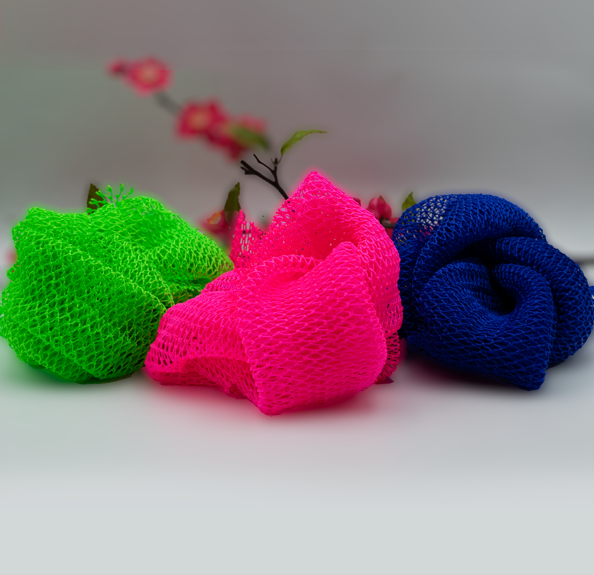 (New!) African Exfoliating Net Sponge | Nylon Mesh Bath Cloth-1